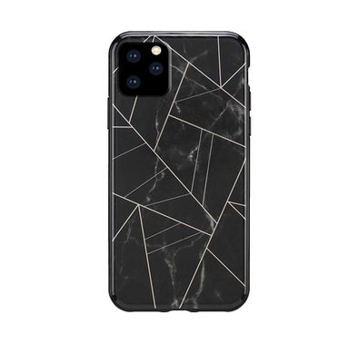 Habitu Black Marble Case for iPhone 11 Pro - Avani Black Copper