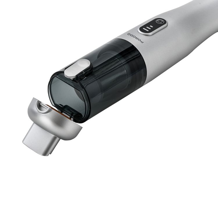 Porodo 9-in-1 Blower & Vacuum Cleaner with Multiple Blowing Nozzles, 110W Rated Power, 38 Minutes Working Time, 0.2L Dust Cup Capacity, Washable HEPA Filter, Brushless Motor, USB-C Charging Port - Gray