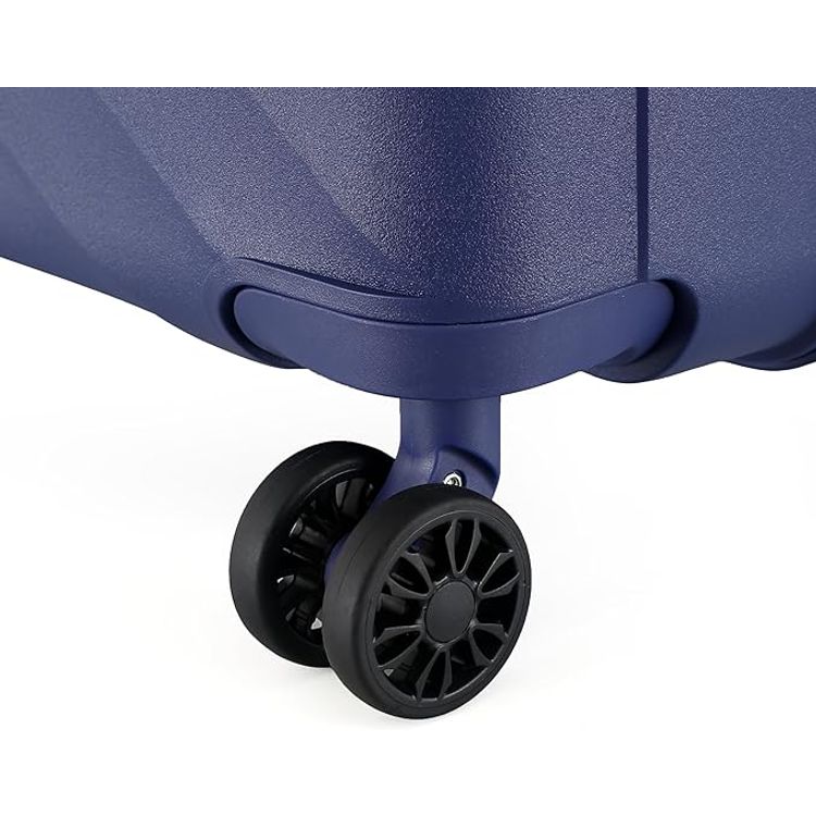 H.T Luggage Bag, Hard Case Polypropylene (PP) Material - Medium/Blue