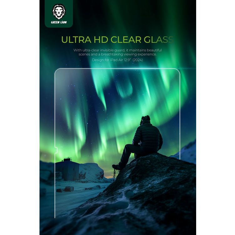 Green Lion iPad Screen Guard for iPad Pro 11", Oleophobic Coating, Precise Cutouts, Anti-Fingerprint, Anti-Scratch, Drop Protection - Clear
