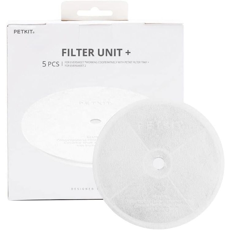 PETKIT Fountain Filter 5-Pack (for Eversweet 2/2S/3/SOLO/WIRELESS) - White