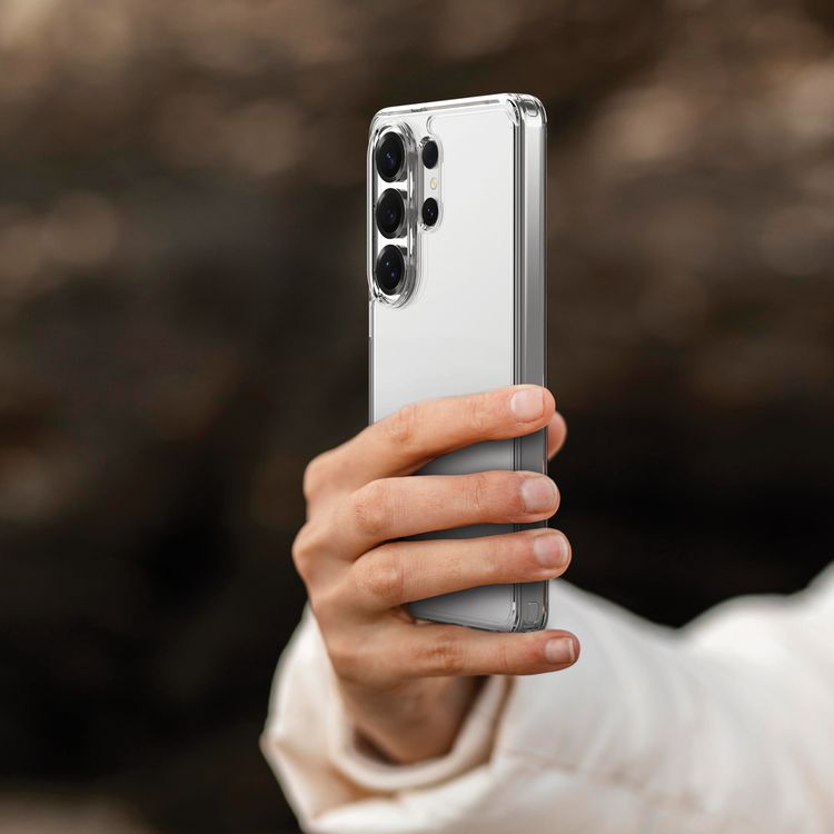 Levelo Clara Clear Case for Samsung S26 Ultra, Raised Camera Edges, Scratch Resistance, Precision Fit, Shock-Resistant Bumper - Clear