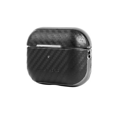 Viva Madrid Airex Carbonox Case Compatible for AirPods Pro, Scratch & Drop Resistant, Dustproof & Absorbing Protective Cover Suitable with Wireless Chargers - Black