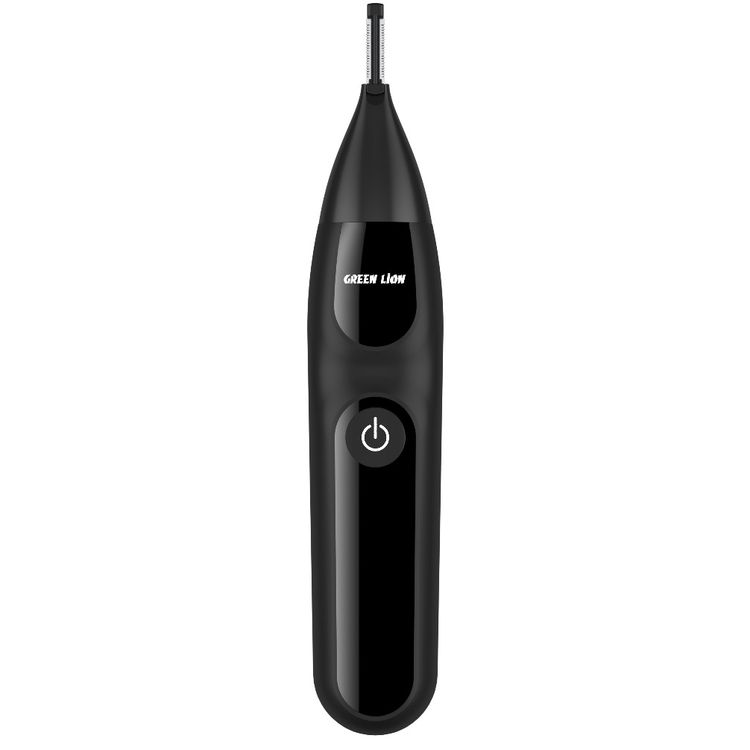 Green Lion One Blade Plus Trimmer with Detachable Heads, 1.5 Hours Working Time, 600mAh Battery, USB-C Charging Port, 5W Power, Nose, Eyebrow & Hair Trimmer - Black