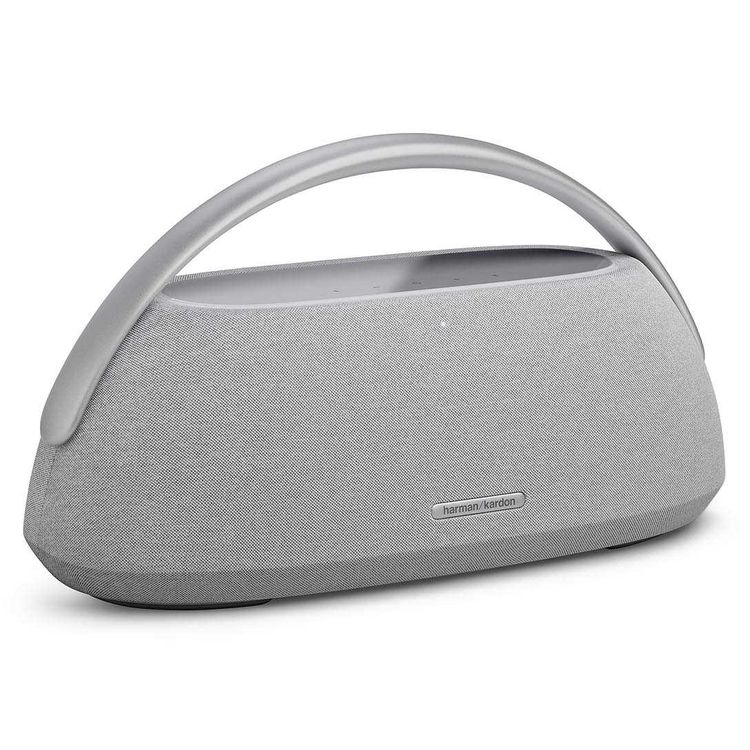 Harman Kardon Go Play 3 Portable Bluetooth Speaker with Superior Sound, Type-C USB Port, Up to 8 Hours Music Play Time, 3 Hours Charging Time, Bluetooth Version 5.2, Built-in Battery - Gray