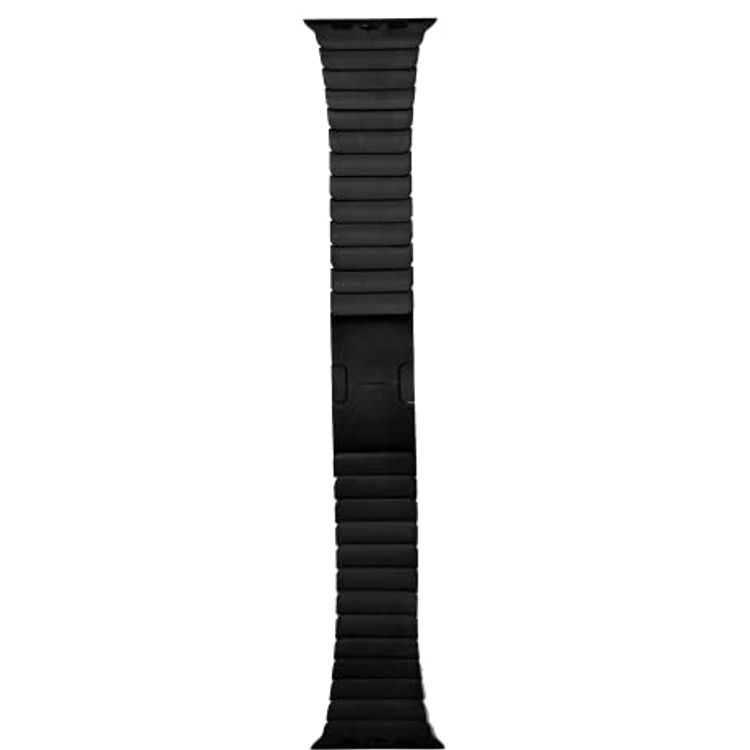 Devia Elegant Series Link Bracelet Compatible with Apple Watch 42/44mm, Water-Resistant Replacement Wrist Band Strap Suitable for Apple Smart Watch Generation 1/2/3/4/5 - Black