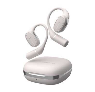 Powerology Open-Ear Wireless Stereo Earbuds - Beige