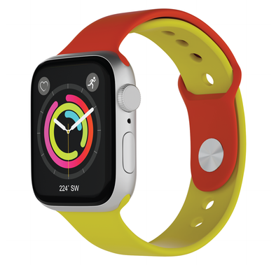 Porodo Lifestyle World Cup Series Silicone Strap - Red/Yellow
