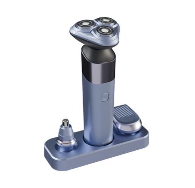 Green Lion 3-in-1 G-Blade Trimmer with Digital Display, 90 Minutes Working Time, 5W Power, Stainless Steel Blade, 600mAh Battery, Travel Lock, Shaver, Hair & Nose Trimmer - Gray