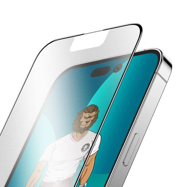 Green Lion 3D AG/Matte Privacy Glass Screen Protector for iPhone 14 Pro Max - Clear