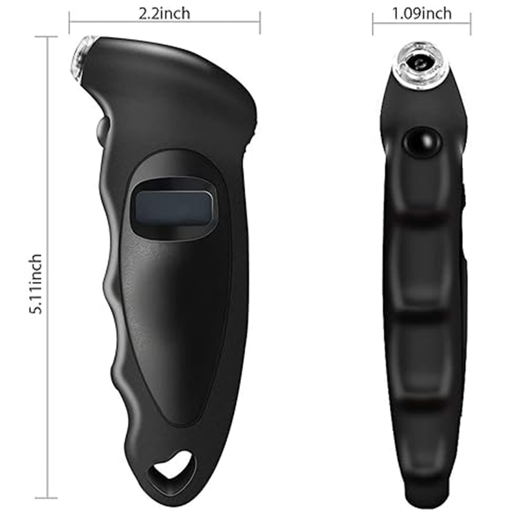 RoadPower Digital Tire Pressure Gauge, 100 PSI, 4 Settings