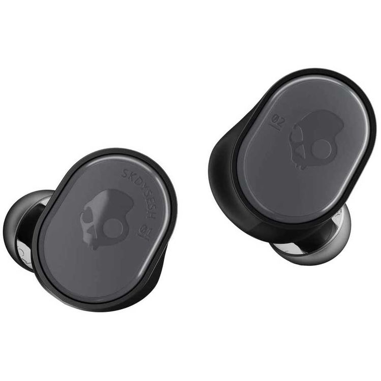 Skullcandy Sesh True Wireless Earbuds with Microphone, Call, Track & Volume Control, 10-Hour Battery Life, IP55 Sweat, Water, & Dust Resistant, Bluetooth Headset Charging Case with Activate Assistant - Black