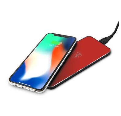 فيراري قاعدة شحن لاسلكية اوف تراك 5 وات - احمر