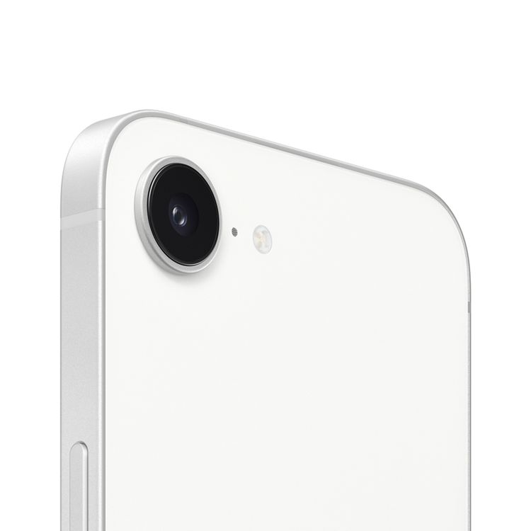 Apple iPhone 16e with 256GB Capacity & Dual eSIM, 6.1" Display, USB-C Connector, 6‑Core CPU, 4‑Core GPU, 5G Network Technology, Built-in Rechargeable Lithium-ion Battery, Middle East Version - White
