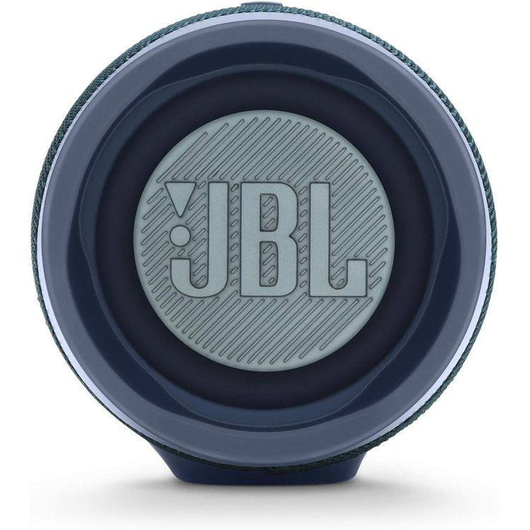 JBL Charge 4 Portable Wireless Bluetooth Speaker with Built-in Power Bank, 7500mAh Battery 20-hours Playtime, IP67 Waterproof & Dustproof Feature - Blue