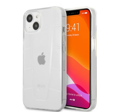 CG MOBILE Mercedes Benz Gradient Embossed 2 Case Compatible for iPhone 13 (6.1") Easy Access to All Ports, Anti-Scratch, Shock Absorption