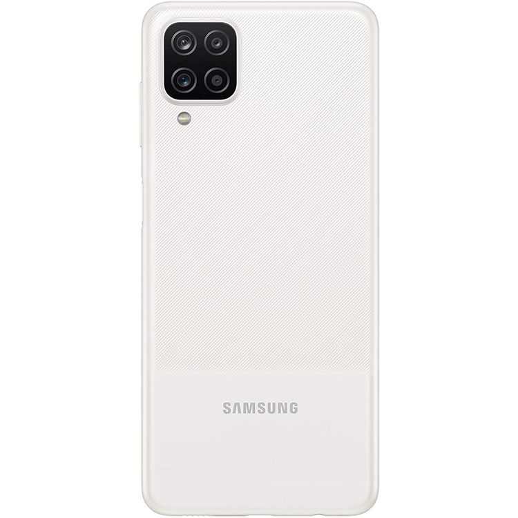 Samsung Galaxy A12 Smartphone Dual Sim  4GB RAM / 64 GB, Ultra High-Resolution Quad Camera, MediaTek Chipset, 5000 mAh All Day Battery, LED flash, panorama, HDR Camera, Fingerprint Sensor- White