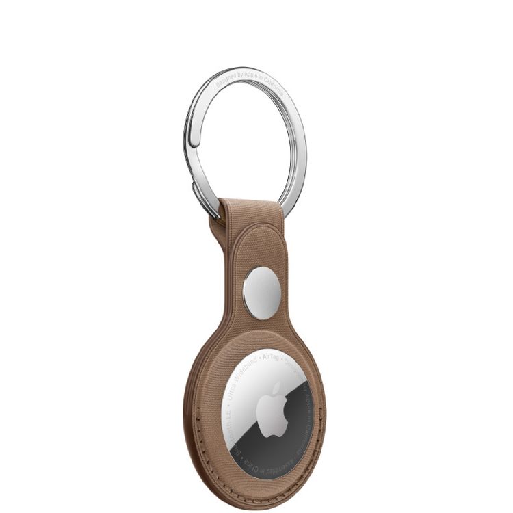 Apple AirTag FineWoven Key Ring - Taupe
