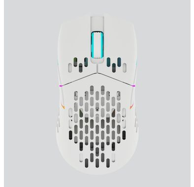 Keychron M1 Optical Wired Gaming Mouse PMW3389 Sensor 16,000 DPI, 68g Ultra-Lightweight, On-Board Memory, RGB Backlit, PC / Mac - White
