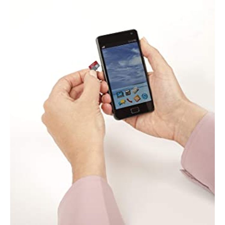 SanDisk 200GB Ultra microSDXC UHS-I Memory Card with Adapter - 100MB/s, C10, U1, Full HD, A1, Micro SD Card - SDSQUAR-200G-GN6MA