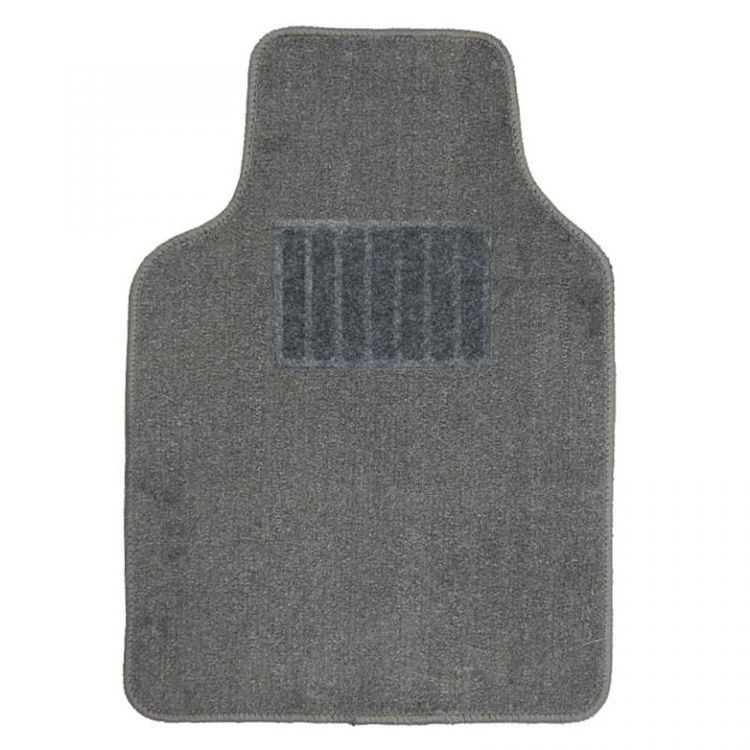 RoadPower Universal Car Floor Mats Fabric - Gray