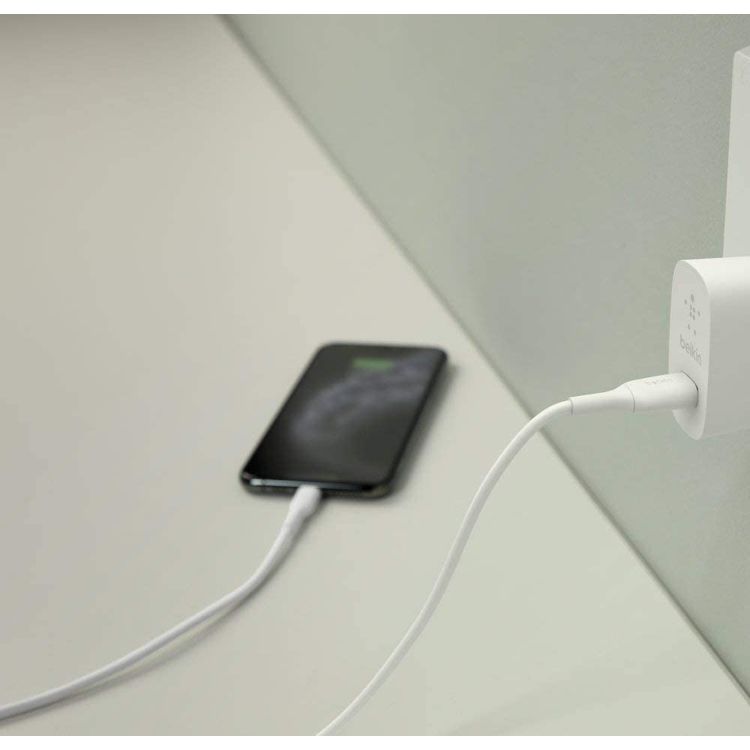 Belkin Charger Adapter WCA002my1MWH Charge USB-A Wall Charger 12W - White