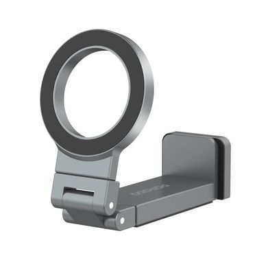 Porodo Zinc Alloy Special Purpose Magsafe Phone Mount, 360° Flexible Angle Adjustment, x42 Embedded Magnets, 4500Gauss Magnetic Force - Black 