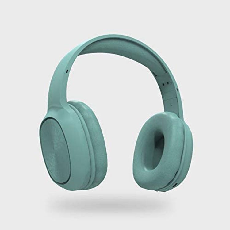 Porodo Soundtec Wireless Headphones with Noise Cancelling, Active Siri, Pure Bass, 2 Hours Charging Time, 12 Hours Playtime, 400mAh Battery Capacity - Green