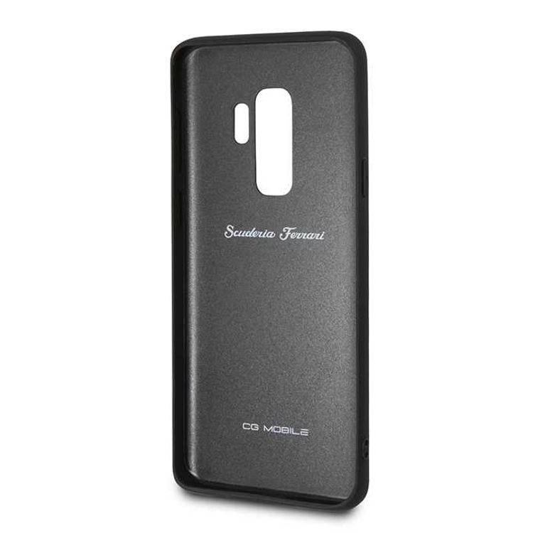 CG Mobile Ferrari Heritage Hard Phone Case Compatible for Samsung Galaxy S9 Plus Protective Mobile Case Officially Licensed - Black