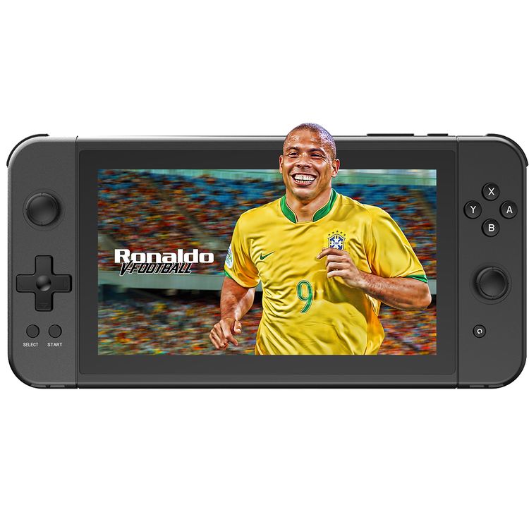 Green Lion GP Pro Gaming Console with Dual High Sound Quality Speakers, 7 Inches TN Screen, MP3 Full Format Audio Music Functions, Chinese and English Language, Linux System, More than 3000 Games, FLV & MP4 Video Formats Support, Lightweight and Portable - Black