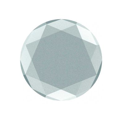 Nuckees Phone Stand and Grip for Smartphones, Tablets and Other Electronic Devices, 360 Gripping, Reusable and Magnetic Mount Friendly - Blue Metal Gem