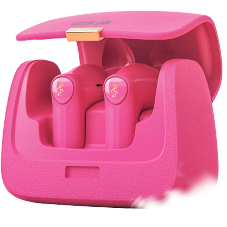 Green Lion Queen's Mini Bag Style True Wireless Earbuds, JL6983 Chipset, Bluetooth Version 5.3, Up to 15 m Bluetooth Range, 5 Hours Playtime, Up to 16 Hours with Charging Case, 300 mAh Charging Case Battery, IPX4 Water Resistance Level - Light Pink