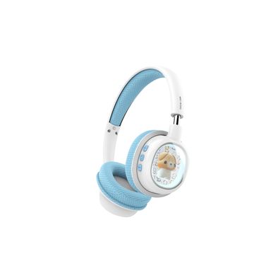 Green Lion GK-600 Kids Wireless Headphone with 20 Hours Play Time, Designed for Ages 3+, Versatile Playback, 85dB Safe Sound Limit, Built-in Microphone, LED Light Design, Soft Padded Cushions, Kid-Friendly Controls - Blue