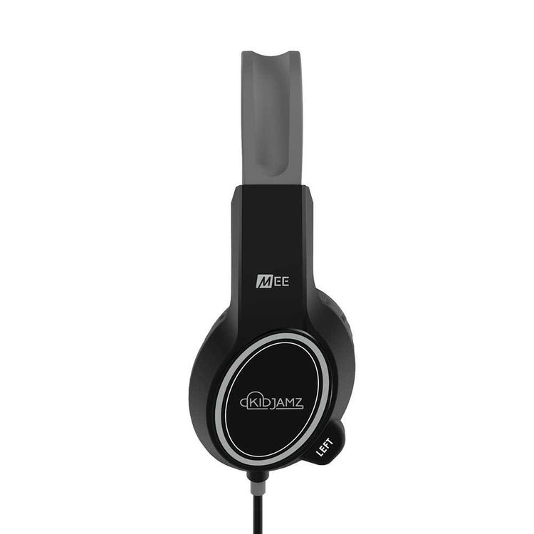 MEE Audio KidJamz 3 Child Headphones with Crystal-clear Sound, Child-safe Materials, Ultra-flexible and Impact-resistant Headband, 20 Hz to 20 kHz Frequency Range, 1.2m Cable Length - Black