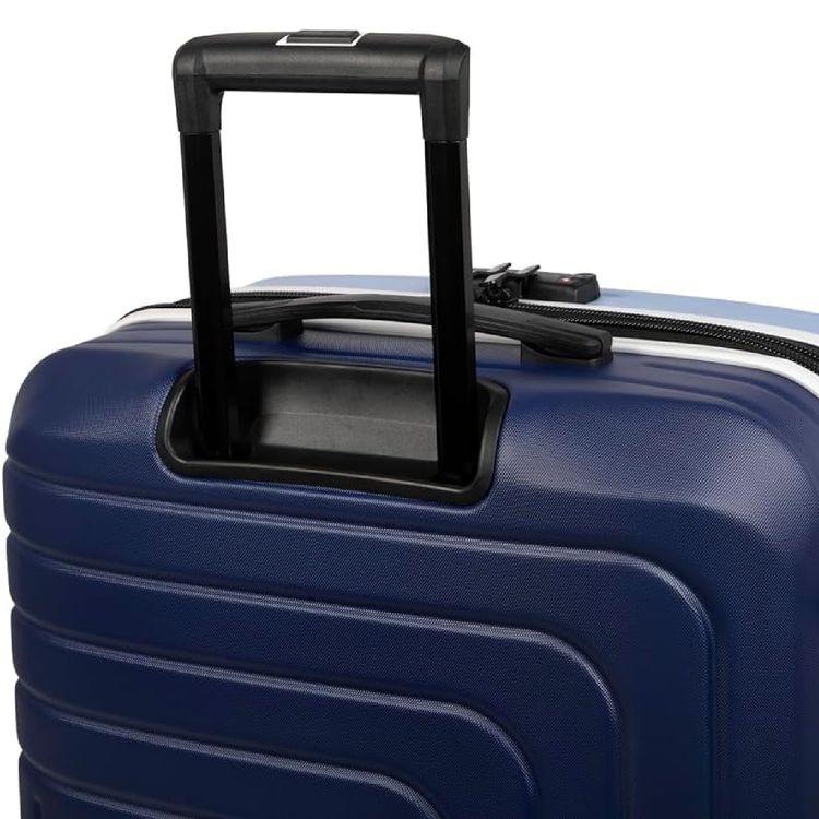 it Luggage Convolved Cabin Trolley, ABS Hard Shell, Expandable Design, Spinner Wheels, TSA Lock - Sky blue / Blue