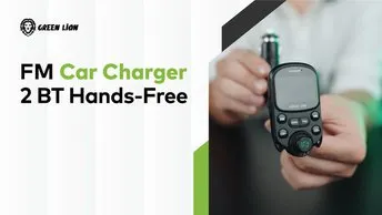 Buy Green Lion Bluetooth Hands-Free FM Car Charger 2 (GNBTHDSFM2CCBK)