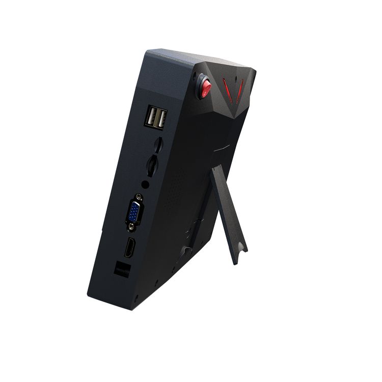 Green Lion Classic Retro Gaming Console with 11 Inches TFT Screen, Supports VGA Output & HD Output, Supports TF Card Up-to 512 GB, 10800mAh Battery, 6 Hours Working Time, Linux System - Black