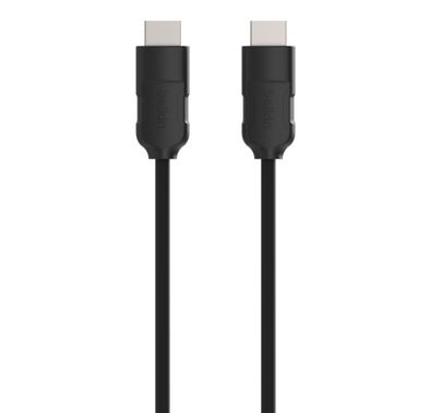 Belkin High Speed HDMI 2m Cable with Ethernet 10.2 Gbps, 4K / Ultra HD, 1080 Support, Built-in Audio Return Channel for Smooth Sound, 3D Compatible - Black