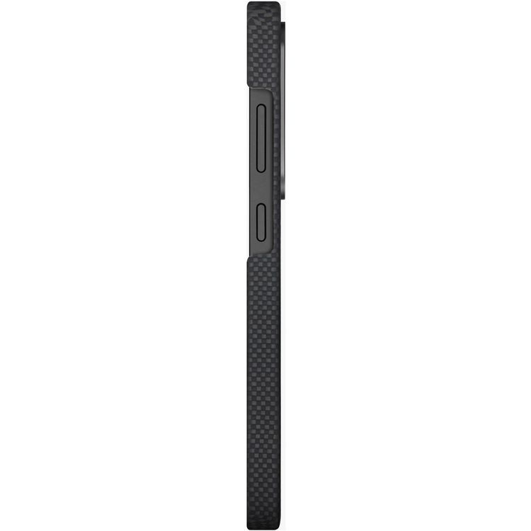 Pitaka Aries Tactile Woven Case for Samsung Galaxy S25 Ultra, Glow In The Dark, Aramid fiber & Lumintex™ Technology, Featherweight & Slim -Black/Gray with Text No Problemo
