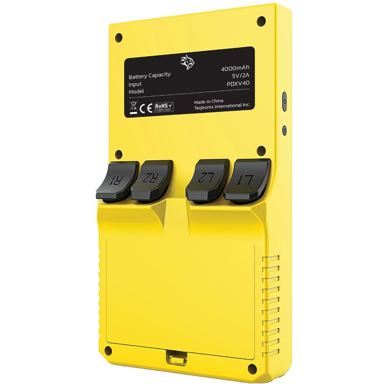 Porodo Gaming 4" Square Display Retro Handheld Game Console, 4000mAh Lithium Polymer Battery, 10 Hours Battery Life, 1GB RAM, Quad-Core Performance, Multi-System Support - Yellow