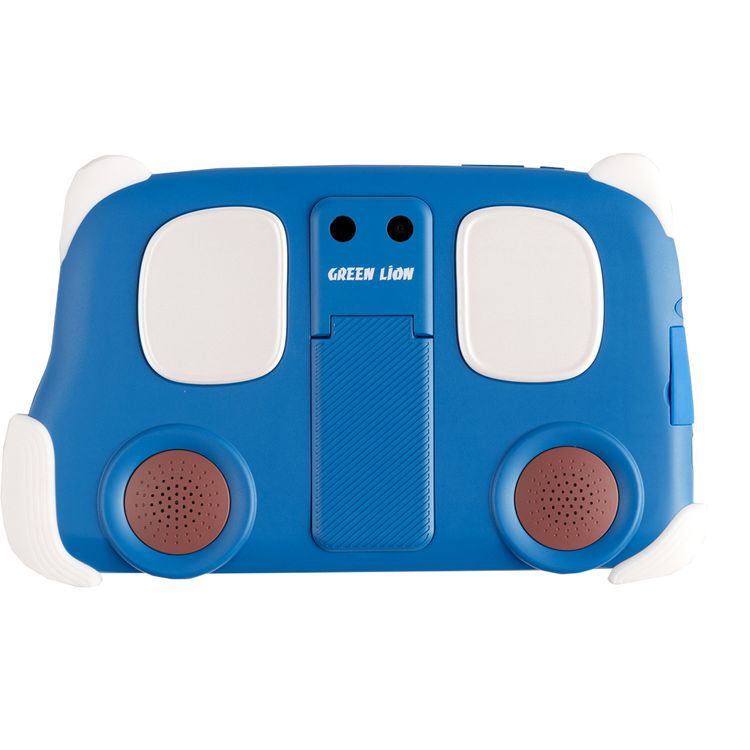 جهاز لوحي للأطفال من جرين ليون بشاشة حجمها 8 بوصات، سعة بطارية 4300 مللي أمبير، دقة كاميرا 2.0+5.0 ميجابكسل، ذاكرة وصول عشوائي 2 جيجابايت، معالج رباعي النواة، مراقبة النشاط، فلتر المحتوى - باللون الأزرق.
