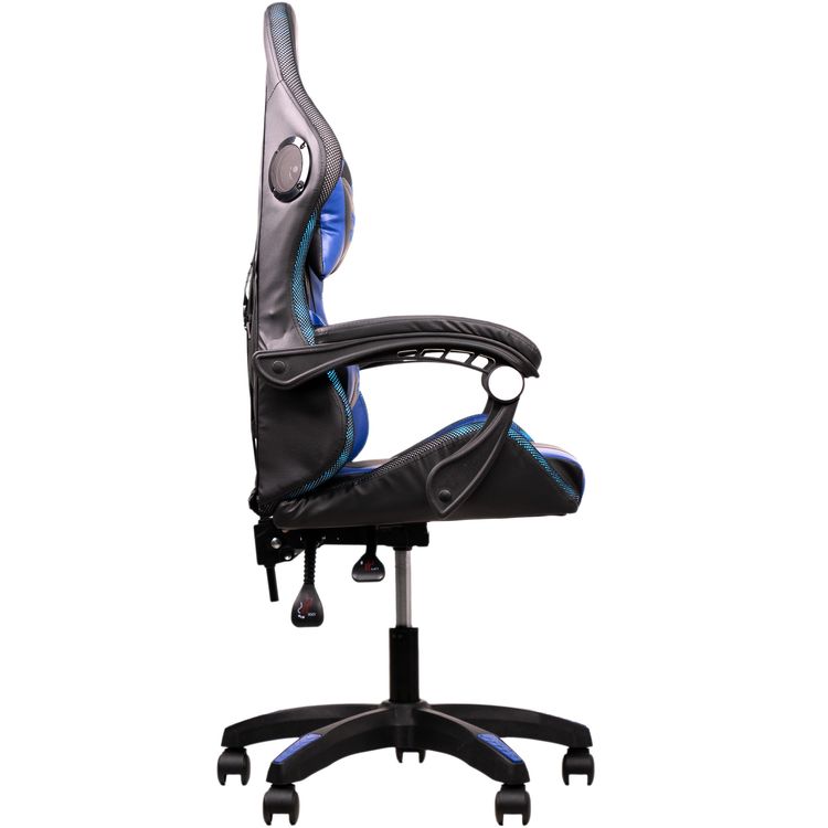 Porodo Gaming Professional Chair with Bluetooth Speaker, Massager & RGB Lights
