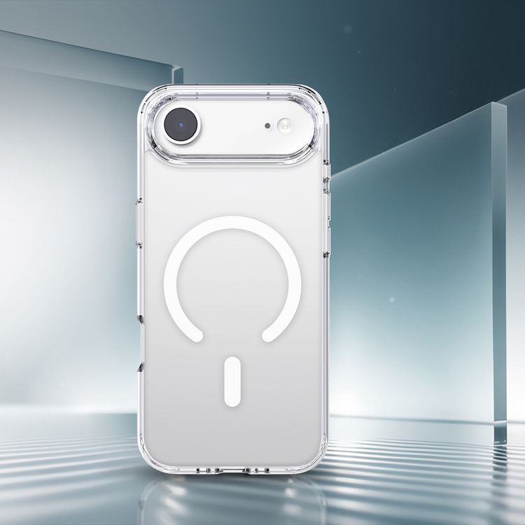 Levelo Clara Clear Case with MagSafe Compatibility for iPhone 17 Air , Enhanced Camera & Screen Protection, Precision Fit, Shock-Resistant Bumper, Ever-Clear Technology, Drop-Tested - Transparent