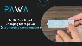 Premium Quality PAWA Multi-Functional Charging Storage Box (PWMFSB-BL)