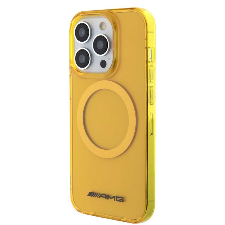 AMG iPhone 15 Pro For Magsafe Transparent Case  - Yellow