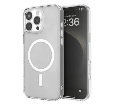 Levelo MagSafe Clara Clear Case for iPhone 16 Pro Max wit...