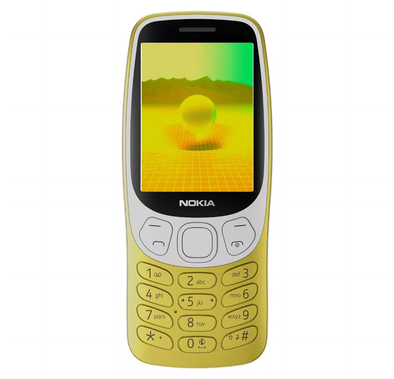 Nokia 3210 4G TRA Version (2024), All-New Classic Keypad Phone with Dual SIM - Y2K Gold