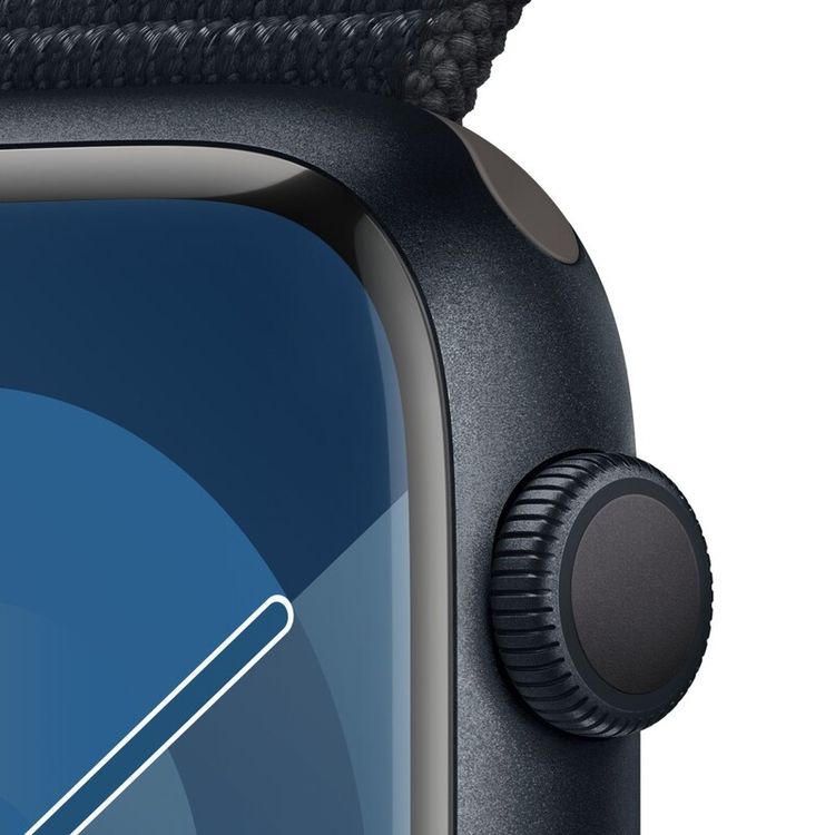 Apple Watch Series 9 [GPS 41mm] with Midnight Aluminum Case & Midnight Sport Loop