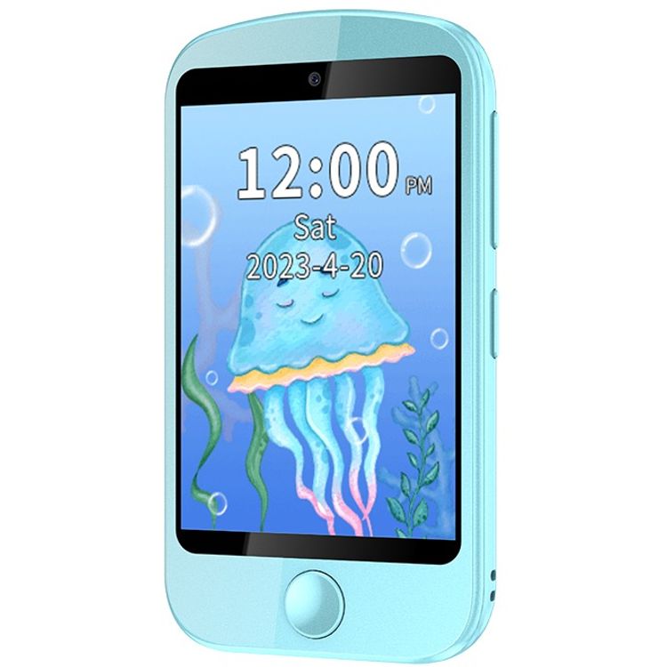 Porodo Kids 4G Smart Phone, 700mAh Battery Capacity, 24 Hours Normal Usage, 48 Hours Standby Time, SOS Calling, 2.8" Screen Size - Blue