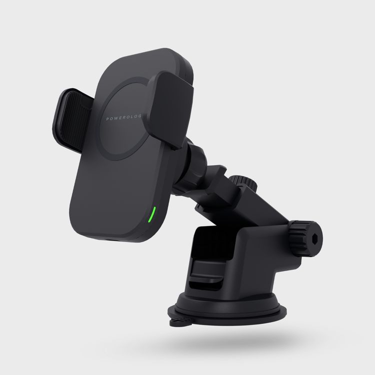  Powerology Fast Wireless Magsafe Mount Holder 15W - Black